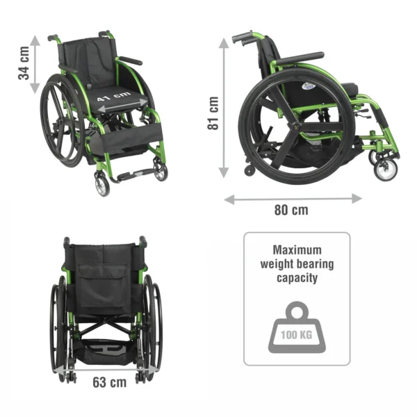 Sports Wheelchair (Foldable) - Image 11